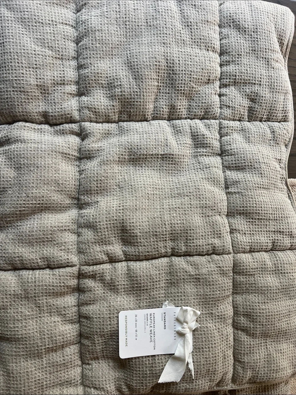Pottery Barn Waffle Weave Sham